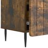 TV Stand Smoked Oak 102 x 34.5 x 50 cm Particleboard
