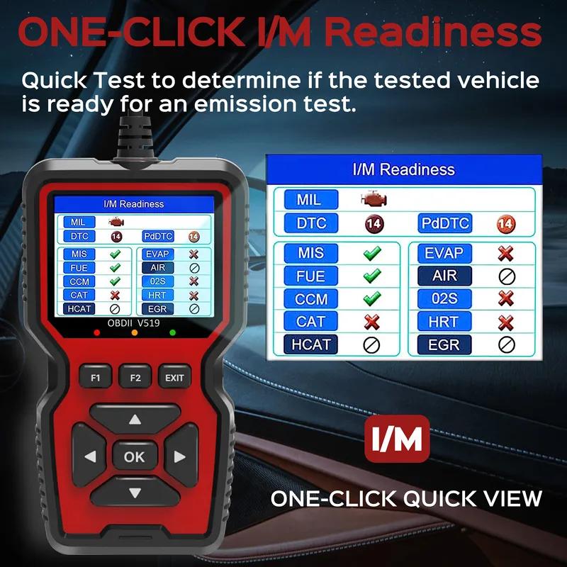 OBD2 сканер Live Data Professional Mechanic OBDII диагностический код считыватель инструмент для Check Engine Light
