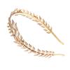 Bridesmaid Headwear Tiara Leaves Hair Bands Bride Headbands Metal Gold Leaf Wedding Hair Crown