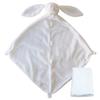 Blankie Angeldear Animal Bunny White Baby Shower Mini Plush First Authentic Japanese Includes Gauze Handkerchief Towel, Gift, Blanket, Toy, Baby,