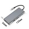 USB-хаб 11-в-1 Type-C USB 3.0 с док-станцией расширения VGA для ноутбуков