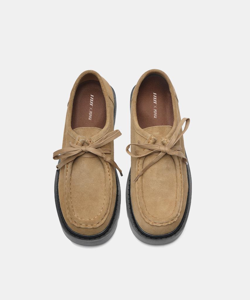 6 футов [Cody X 6 футов от Minu] Смелый массивный Wallabee-Коричневый