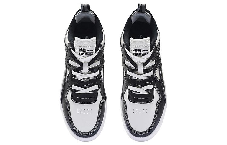 Li Ning Кеды Wave Lite Низкие Мужские Черно-белые AGCS097-3