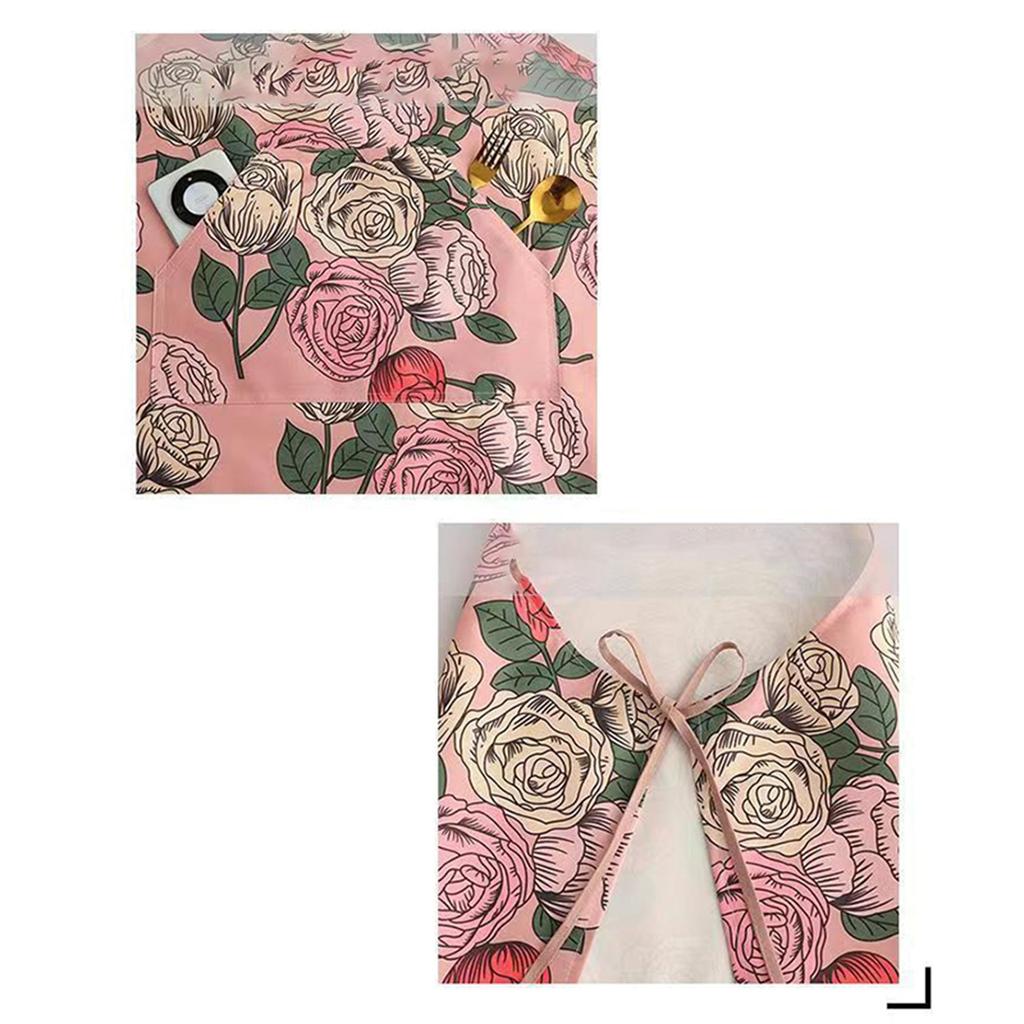 Подвесной шейный платок, большой карман, модный фартук, кухонный фартук для готовки