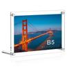 BlueValley B5 Picture Acrylic Acrylic Photo Photo Transparent Poster Photo Tabletop Display Frame, Stand, Frame, Stand, Double-Sided Frame, Stand-Type