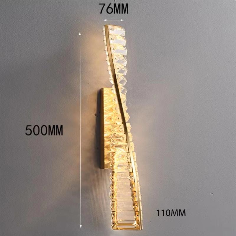 Итальянский светодиодный светильник класса люкс хрустальный настенный светильник для дома гостиная фон настенное украшение спальня прикроватная лампа декоративная лампа