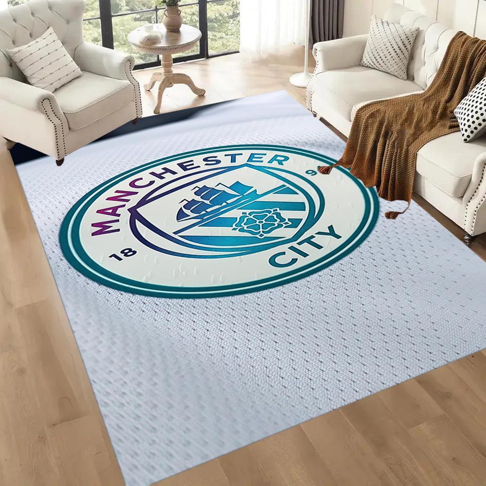 Manchester City Area Rug Suitable For Outdoor Bedrooms Hallway Dormitory Antislip Carpet Office Home Decor Spiritual Gift