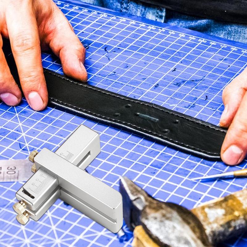 Резак для ремней Инструменты для резки кожи Регулируемое ручное оборудование для рукоделия Для изготовления изделий из кожи Хобби Инструменты для работы Женщины