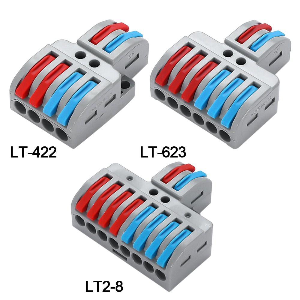 Мини-быстрая клеммная колодка Универсальные компактные клеммные колодки с быстрым разъемом Электрические