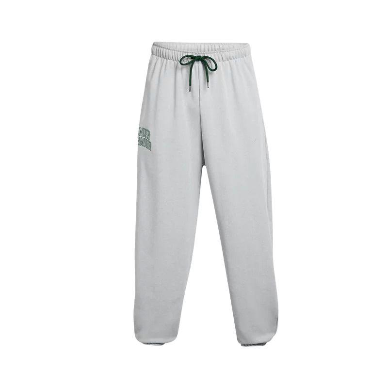 Under Armour Иконка Hwt Терри Принт с буквами Повседневные брюки Мужские Светло-серый 1386551-011