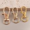 10Pcs Swivel Lobster Hook Clasp Keyring Snap Clasp Bag Jewelry Trigger Buckle