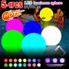 Садовый светящийся светодиодный шар 16 цветов Светодиодный светящийся шар Светящийся надувной шар для бассейна Пляжная свадебная вечеринка Украшение
