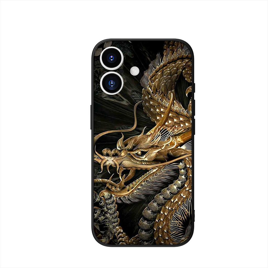 Черный Дракон Крутой Чехол для Телефона для OPPO A18 A16 A17 A38 A54 A40 A60 A80 A78 A79 A57 A55 A96 A15 A12 Корпус