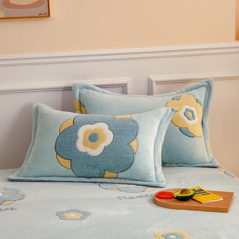 Антистатический зимний пододеяльник из толстого флиса, теплый фланелевый коралловый двухсторонний бархатный комплект постельного белья, мягкий и приятный для кожи