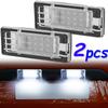 2 шт. светодиодные фонари для номерного знака автомобиля, яркие сигнальные лампы, подходят для Dacia Duster 2010, автомобильные аксессуары