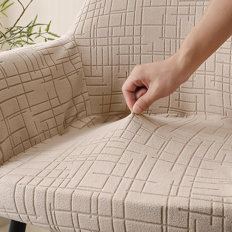 Elastic High Arm Chair Covers All-inclusive Washable Dining Chair Slipcover Removable Armchair Case for Home Hotel Wedding Party