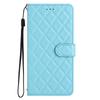 Quilted Pattern Faux Leather Wallet Case for iPhone 7 8 XS 11 12 13 14 15 16 17 Series, 360° Protection with Card Slots & Stand