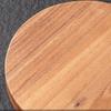 U Shaped Opening Wooden Tea Tray Round Shape Tea Coffee Snack Tray Wooden Serving Tray  Home Use
