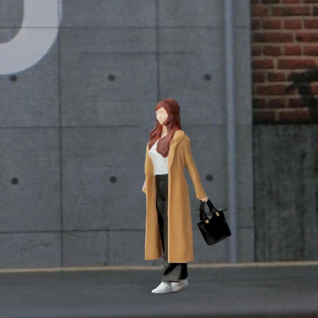 1/64 People Figures DIY Crafts, Sand Table Ornament, Mini Figurines Hand Painted for