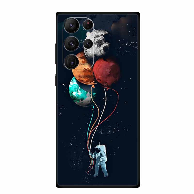 For Samsung S23 Ultra Phone Case Cover S23Ultra Black Silicone Soft Back Case For Samsung Galaxy S22 S23 Ultra Case S 23 Ultra