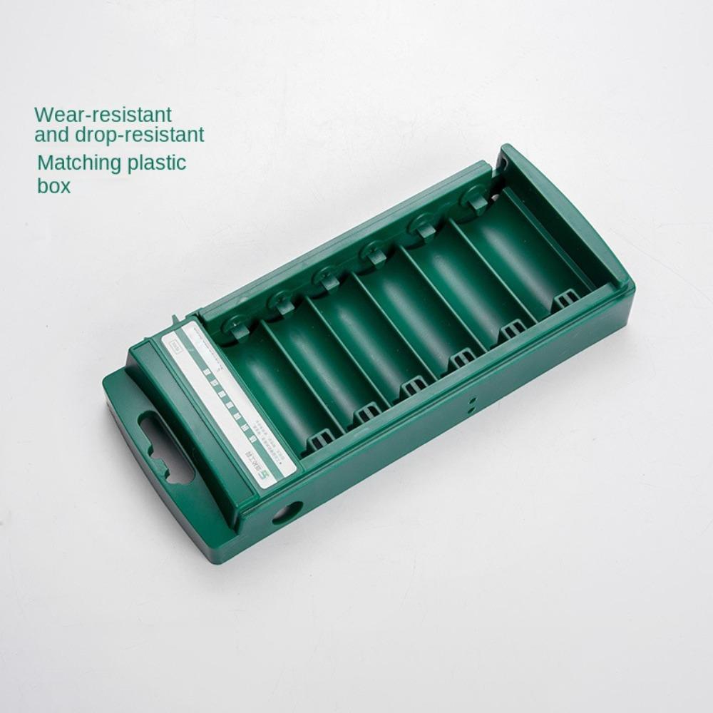 ABS Socket Organizer Box Green Socket Storage Tool New Wrench Storage Box Hexagonal Socket Bits