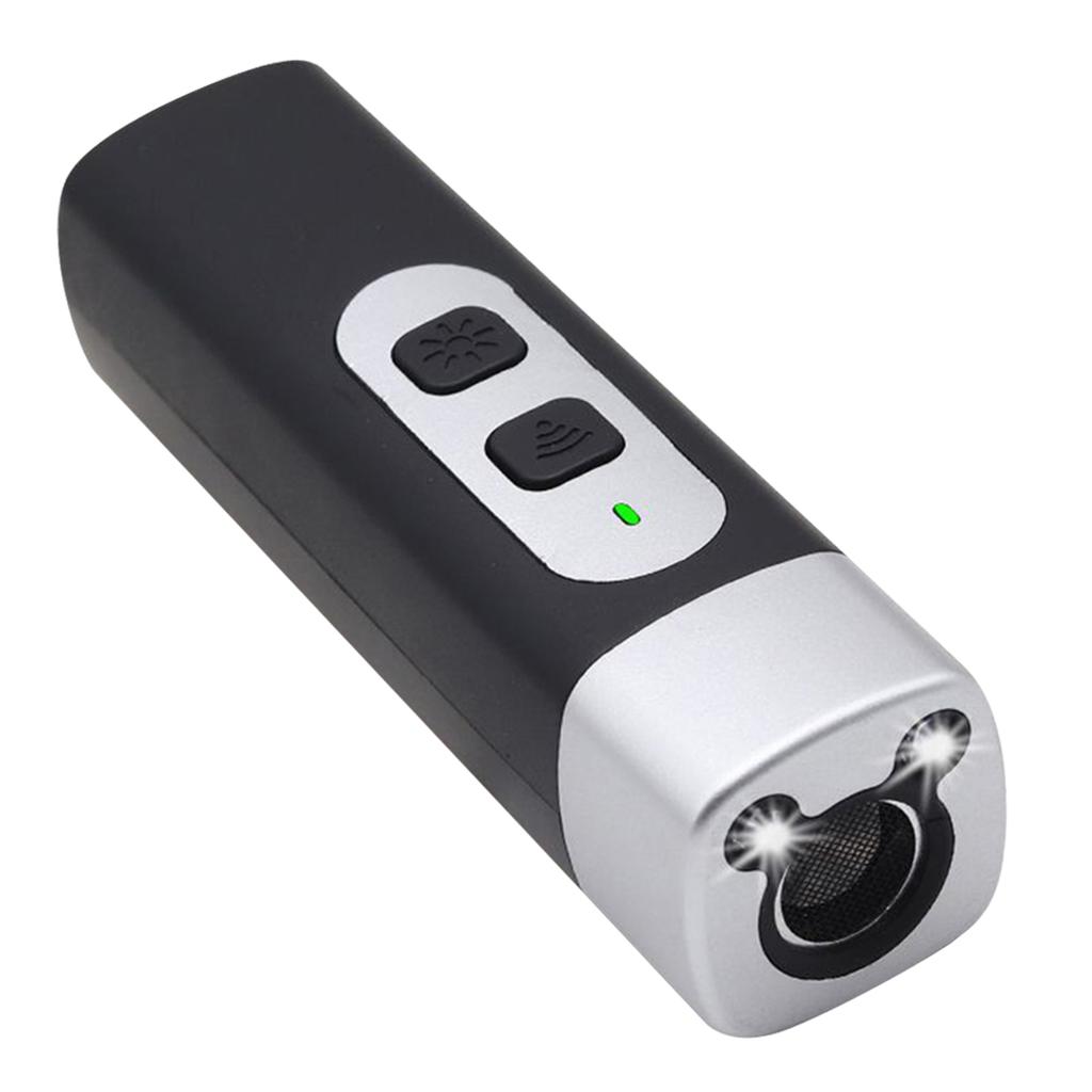 Ультразвуковой отпугиватель для домашних собак со стробоскопом Портативное перезаряжаемое устройство против лая для собак Прекращение лая Обучение поведению