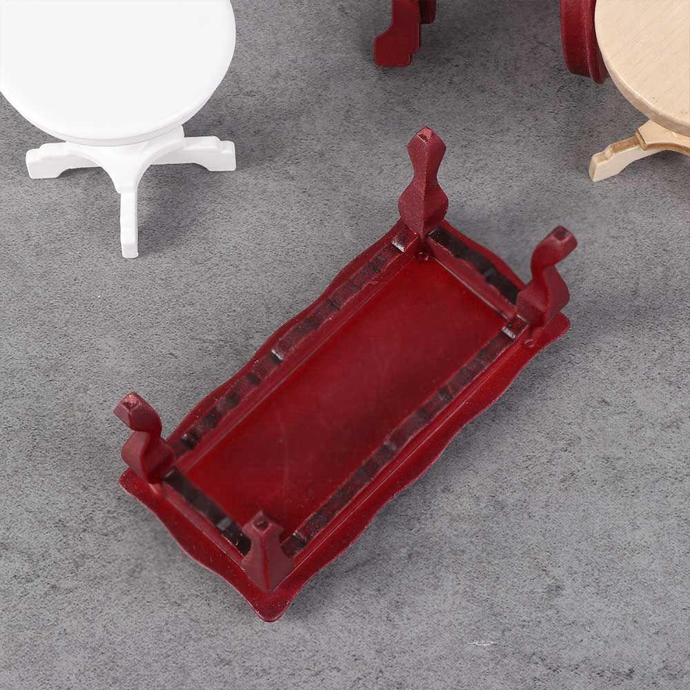 Miniature Accessories Doll House Decoration 1/12 Dollhouse Table Furniture Toys Wooden Coffee Table