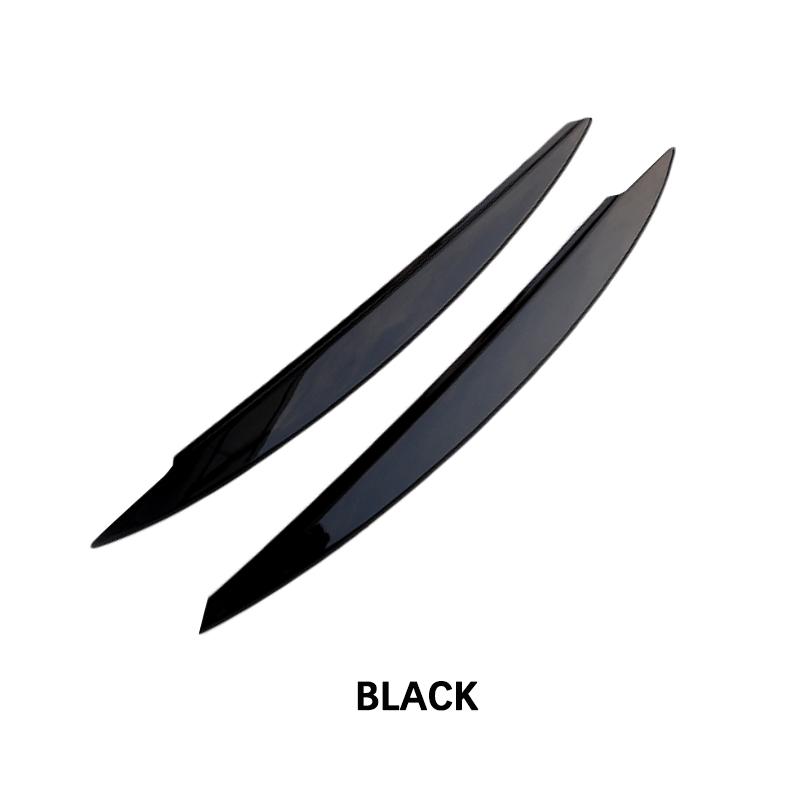 Подходит для аксессуаров VW Goft 7 2014 2015 2016 2017 Фара бровь веко крышка декоративная отделка глянцевый черный карбон