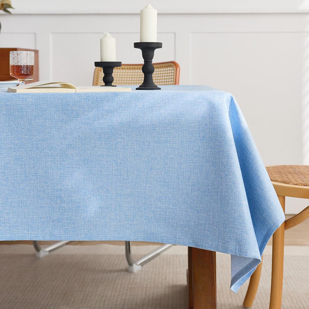 Coarse Linen Tablecloth Premium Desk Table Cloth Retro Old Coarse Cloth Tea Table Zen Rectangle