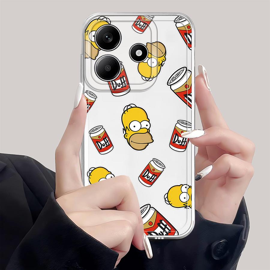 Милый Чехол The S-simpsons для Xiaomi Redmi Note 14 Pro Plus 10S Note 13 14C 12S 11 A4 9 10 13C 11S 12 Мягкая Крышка для Телефона