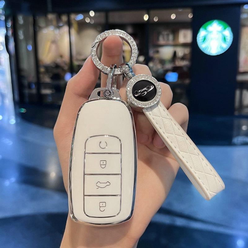 Чехол-футляр из ТПУ для автомобильного ключа Chery Tiggo 8 Pro Tiggo 8plus New 5 Plus 7pro Max Omoda 5 C5 Модод Защитные Аксессуары