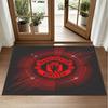 Manchester United Design Crystal Velvet Rug Soft Decorative Mat for Bedroom Entrance