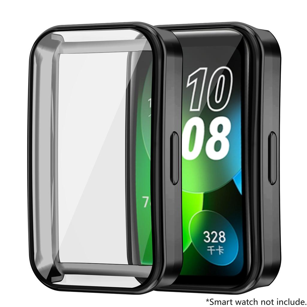 Мягкий ТПУ Чехол Для Huawei Band 10 9 8 Рамка Корпус Бампер Защитное Стекло Экран Браслет Band9 Полностью Прозрачный Защитный Чехол