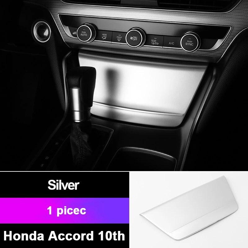 Для Honda Accord 10th 2018 2022 аксессуары Центральное управление панель прикуривателя откидная крышка декоративная рамка крышка
