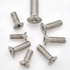 Stainless Steel Phillips Countersunk Machine Screws M2-M5, Flat Tail, Full Thread