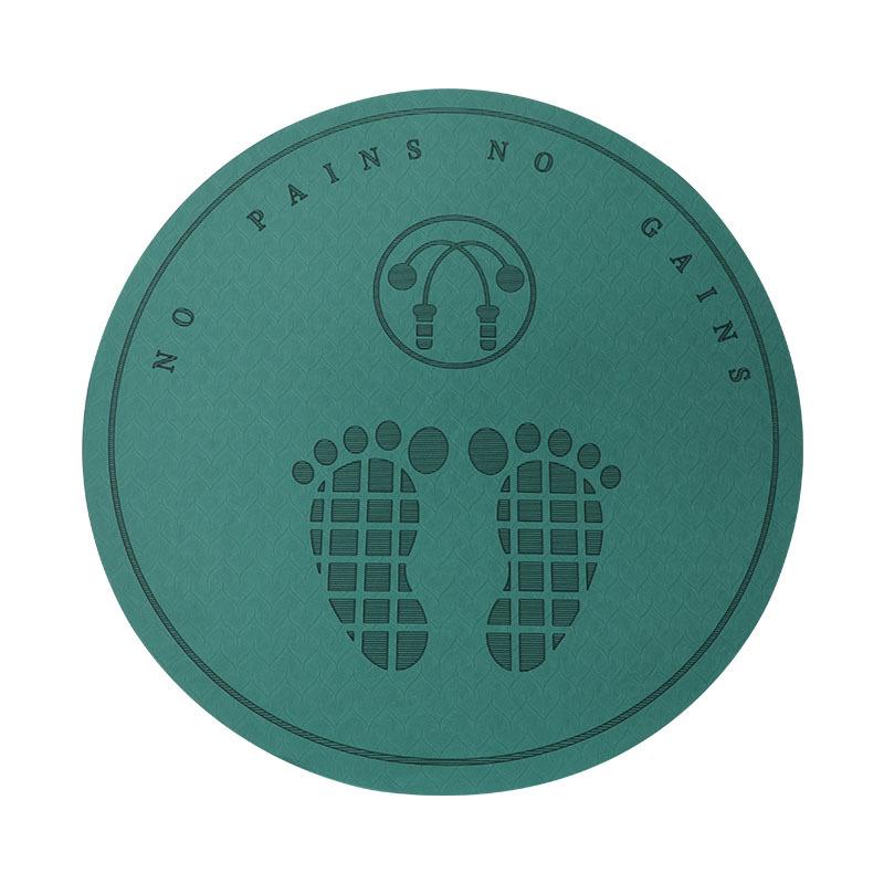 Коврик для прыжков без веревки, амортизирующий и звукоизоляционный, домашний детский коврик для йоги в помещении, нескользящий и противоударный, 64 см