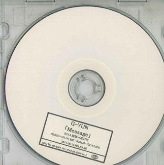 CD G-YUN - Message NONE LD&K 2011 Japan Japanese Pop/Rock Used