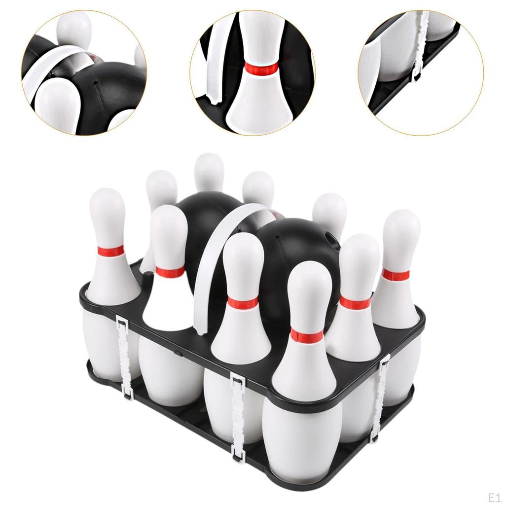 Детский набор для боулинга, для игры в помещении и на открытом воздухе, образовательный с кеглями и шарами, спортивный боулинг