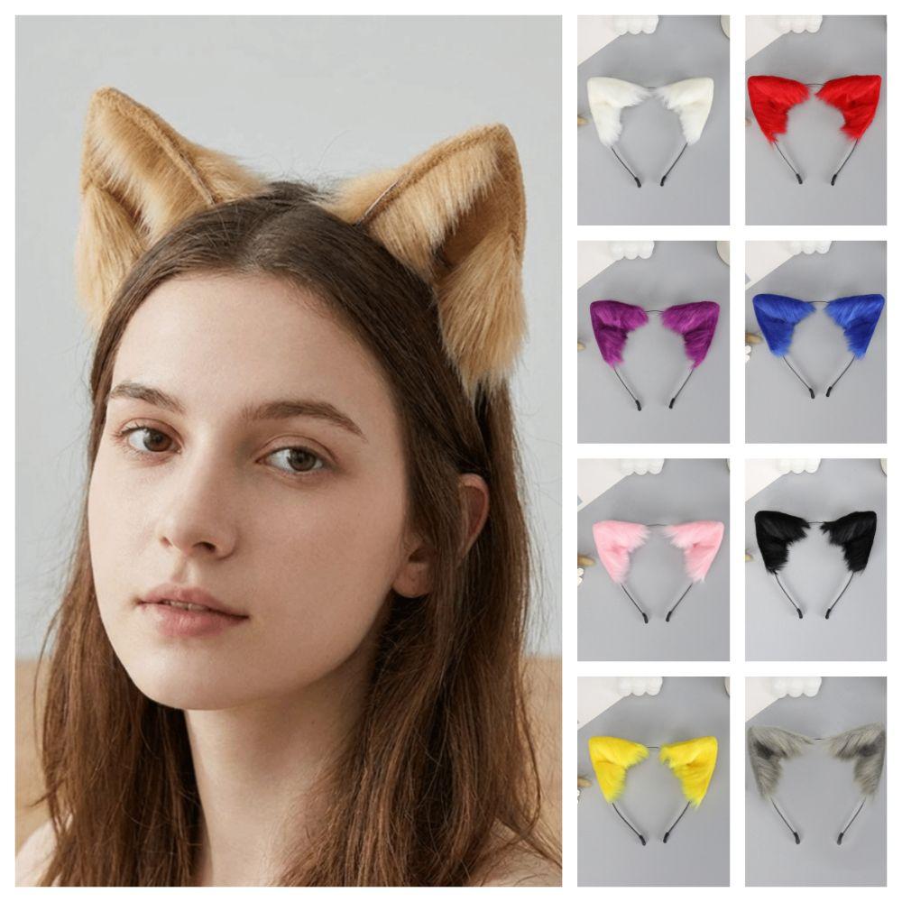 Animal Gothic Headband Furry Cosplay Headband Cute Lolita Ears Headwear Stage