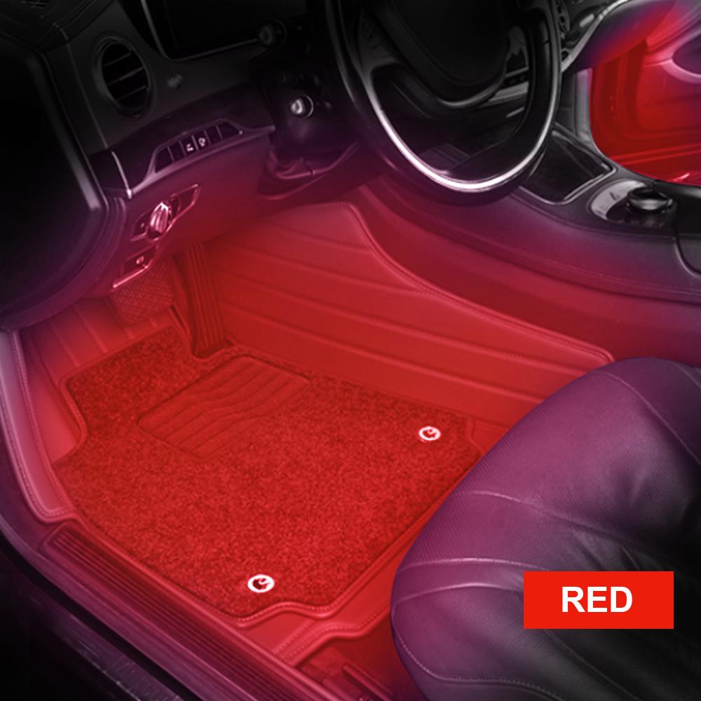 Пульт дистанционного управления/голосовое управление 24/36/48/72 светодиодные лампы для украшения автомобиля, атмосферная лампа, автомобильные интерьерные декоративные светильники, светодиодные лампы для ног автомобиля, окружающая лампа