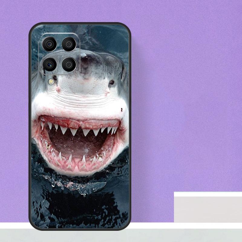 Акула океанская рыба для Samsung Galaxy M13 M33 M53 M12 M32 M52 M14 M34 M54 M20 M51 M21 M30s M31s M15 M55 чехол