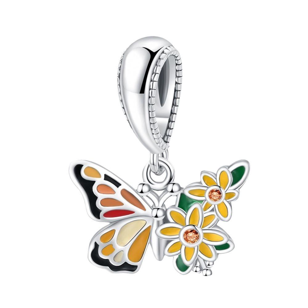 DIY Accessories Pendant Beads Flower Bike Camera Pendant