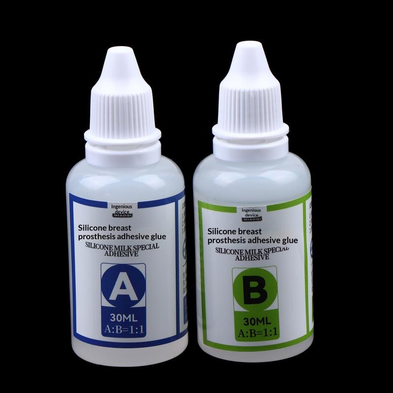 Silicone Breast Form Adhesive Non Irritating Glue Secure Fit for  Bag Attachments Sweat Proof For Active Use