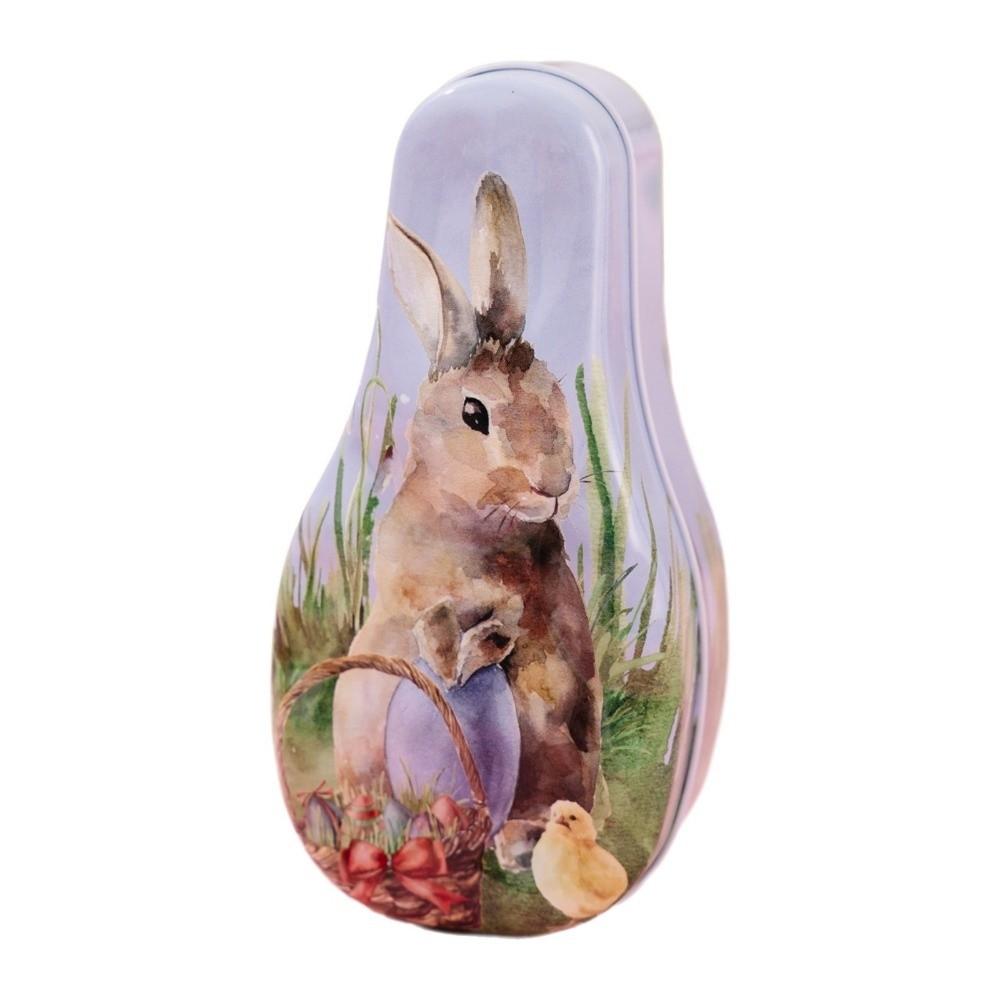 Винтажная жестяная коробка для пасхального яйца Мультяшная жестяная коробка для конфет Жестяная коробка для печенья Праздничные мероприятия