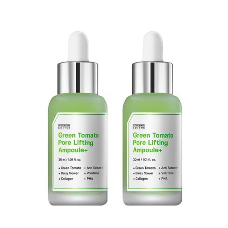 SUNGBOON EDITOR Green Tomato Pore Lifting Ampoule+ 30mL Double Pack