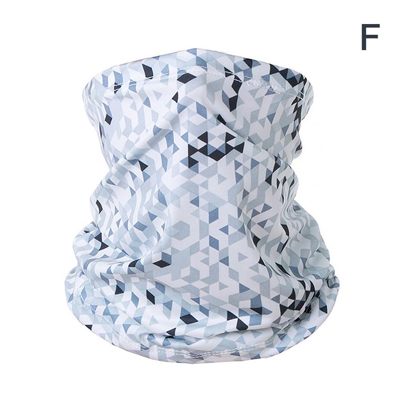 UV Protection Scarf Ice Silk Face Cover Neck Tube Quick-drying Outdoor Fishing Cycling Face Head Wrap Cover Breathable Bandana