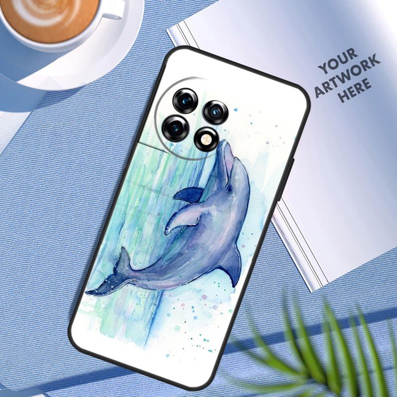 Чехол 'Морской дельфин' для OnePlus Nord CE 5 3 4 Lite N20 N30 OnePlus 15 13 12 11 8 9 10 Pro 10T 13R 13T Обложка