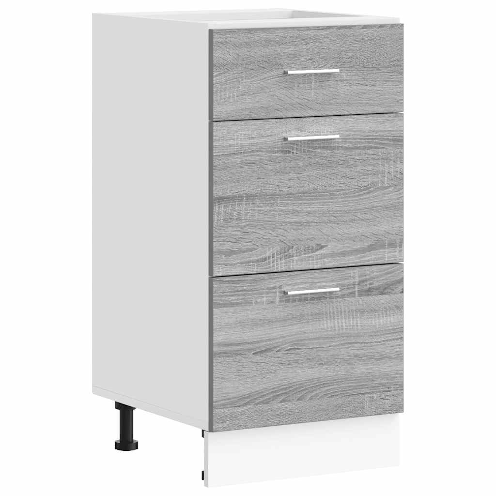 Under Cabinet Lyon Grey Sonoma 40 x 46 x 81.5 cm Particleboard
