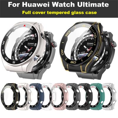 Чехол из закаленного стекла с полной защитой для смарт-часов Huawei Watch Ultimate Защитная пленка для экрана для Huawei Watch Ultimate чехол для часов