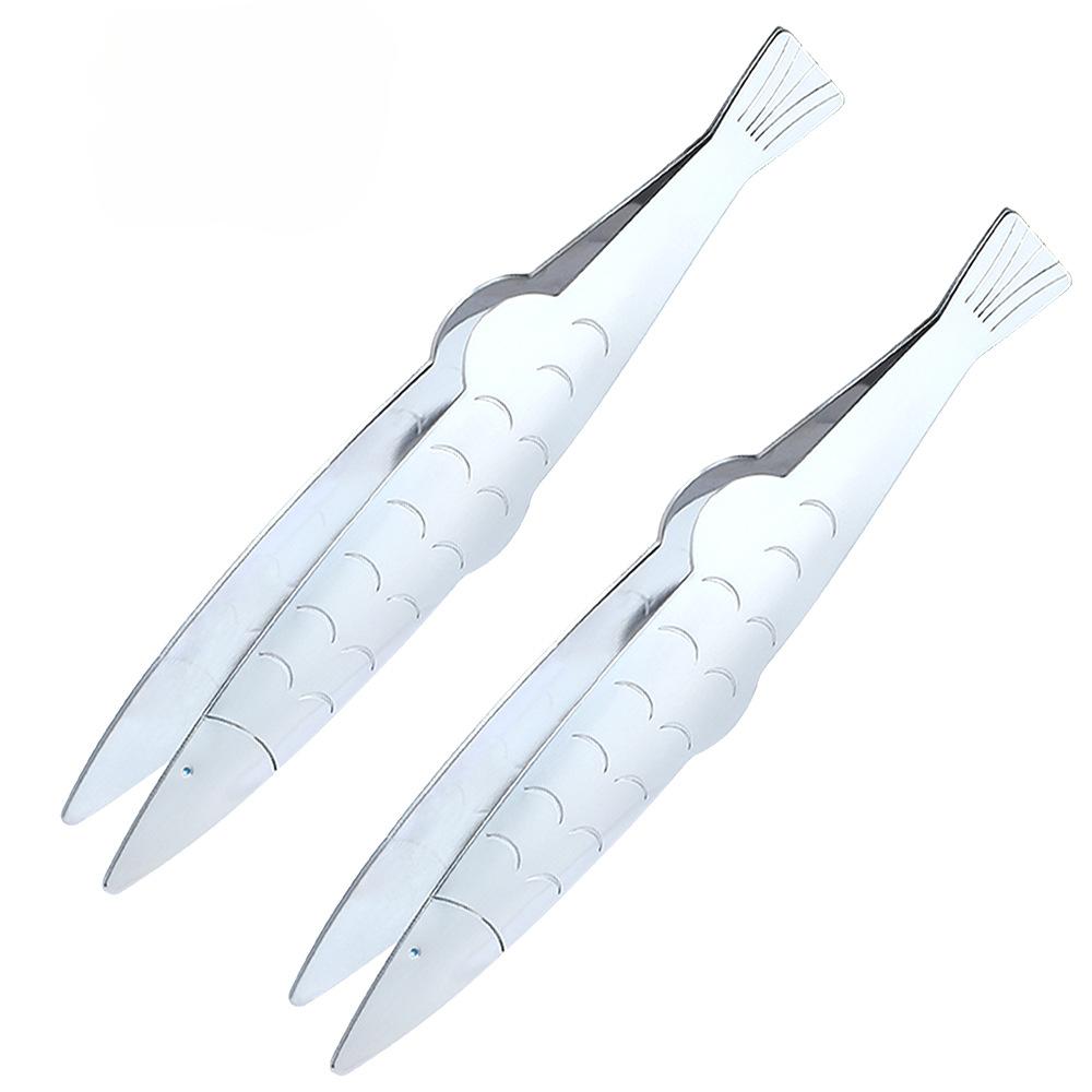 430 Stainless Steel, Fish Shaped Clip, Fish Bone Clip, Multi-purpose, Food Clip, Kitchen Tool